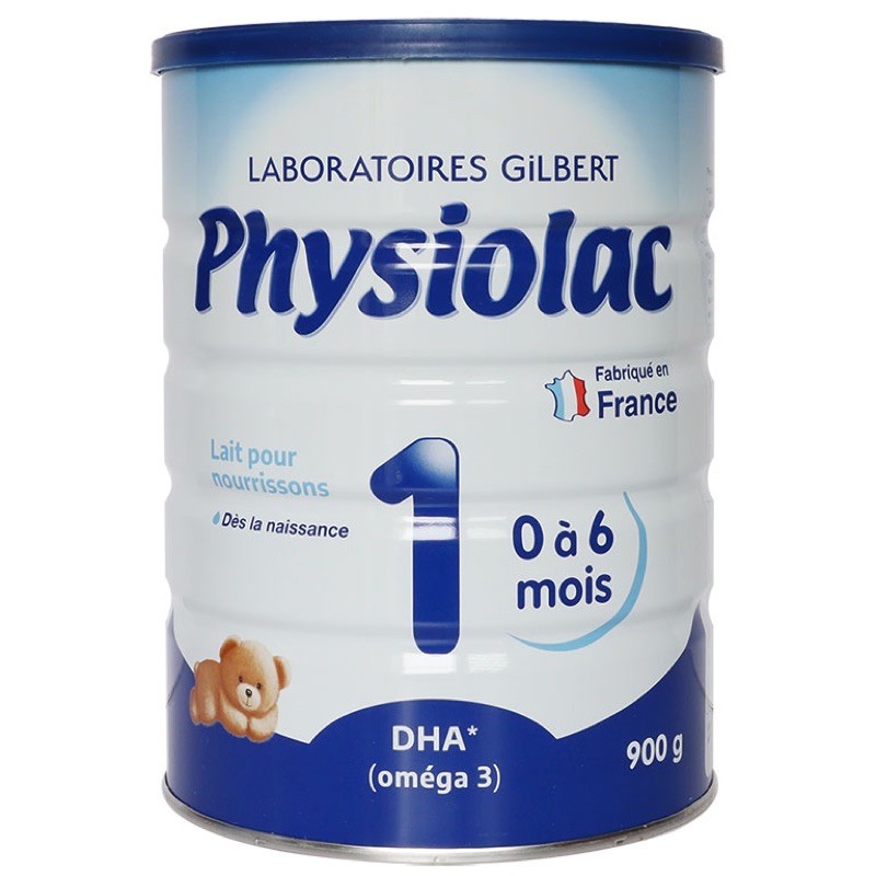 Sữa Physiolac [ Mua 2 GIẢM 10 ] [Mẫu Mơi Nhất] số 1{0-6 } lon 400g và 900g