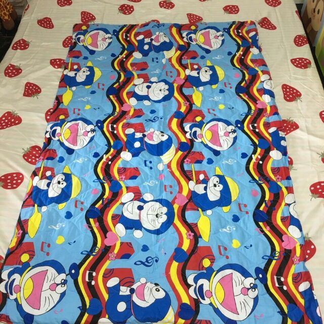 Nhiều mẫu mền cotton Thắng lợi hình doraemon cho bé