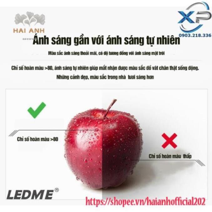 Bóng đèn Led 50W Ledme ánh sáng trắng Tiêu chuẩn châu Âu Siêu sáng tiết kiệm điện thân thiện với môi trường