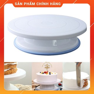 💥💧[SIÊU HOT]💥💧 Bàn Xoay Làm Bánh Nhựa Đế Silicon Chống Trơn 28cm [GIÁ RẺ]💥💧