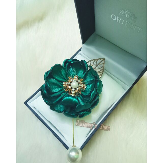 Hoa cài áo cao cấp handmade