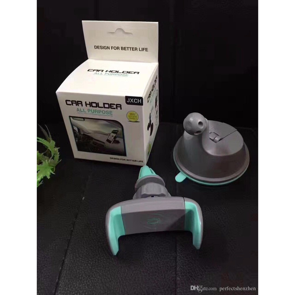 Giá đỡ / kẹp điện thoại gắn xe hơi đa năng 2 in 1 xoay 360 | BigBuy360 - bigbuy360.vn