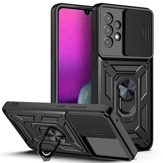 Ốp Điện Thoại Cứng Có Giá Đỡ Kim Loại Xoay 360 Độ Cho Samsung Galaxy A33 A53 A73 A23 5G