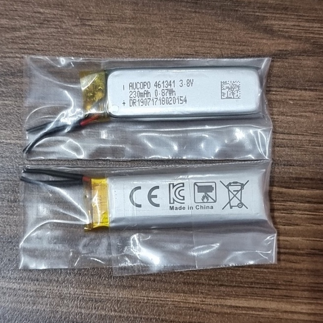 Pin LiPo 3.8v 230mAh Có Mạch Bảo Vệ Pin, Kích Thước 43 x 13 x 4.1mm Chính Hãng (Phù hợp DIY Tai Nghe, Đồ Chơi, Led,...)