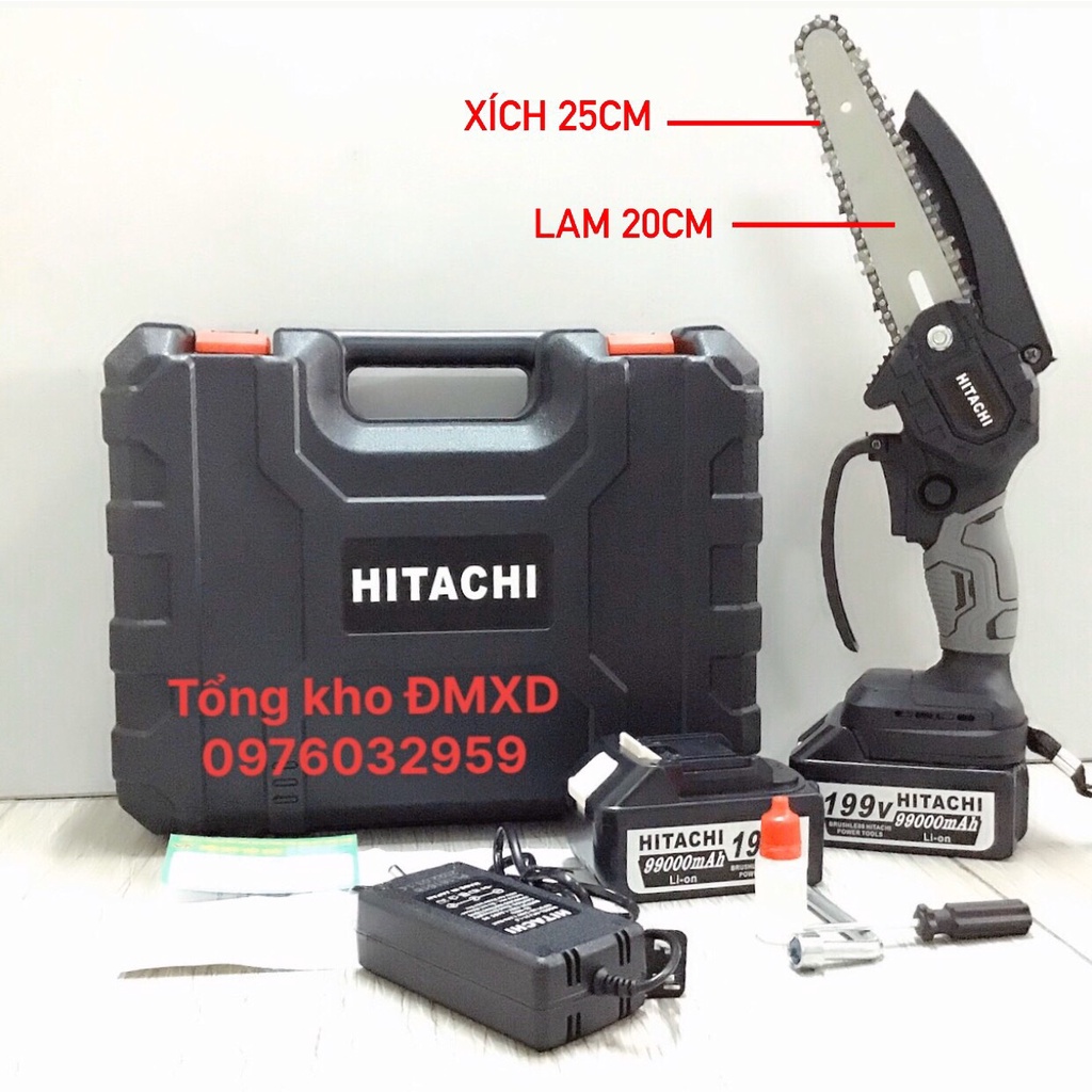 CƯA XÍCH PIN DÀI  CÔNG NGHỆ NHẬT BẢN