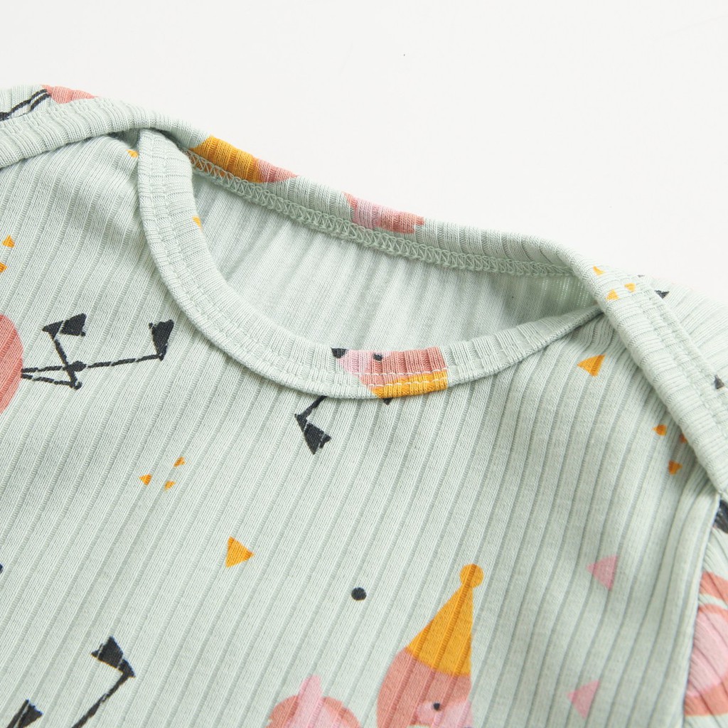 Sanlutoz Phim hoạt hình Em bé Bộ đồ bodysuits Tay áo dài Mùa thu Trẻ  Áo Tuỳ tiện