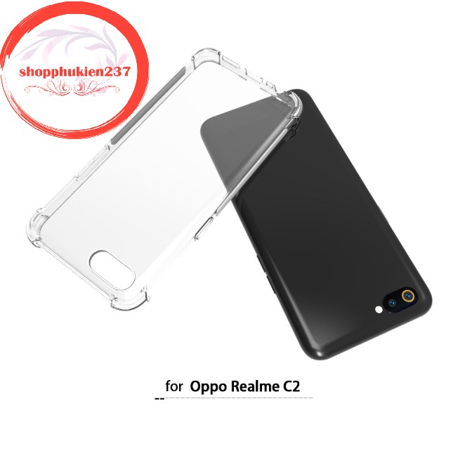 [Freeship toàn quốc từ 50k] Ốp Lưng Oppo Realme C2 , A1K Ốp Dẻo Trong Silicon Chống Sốc 4 Góc