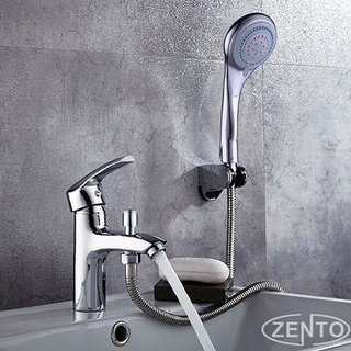 Bộ vòi chậu lavabo kết hợp sen tắm nóng lạnh Zento ZT2045