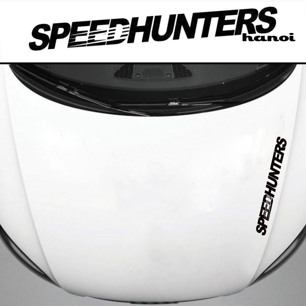 Miếng Dán Trang Trí Kính Chắn Gió Xe Hơi In Chữ Speedhunters
