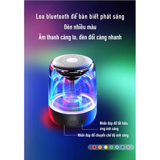 VioletShop1688 - Loa bluetooth mini đèn led phát sáng