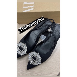 Guốc Zara đính đá - có sẵn
