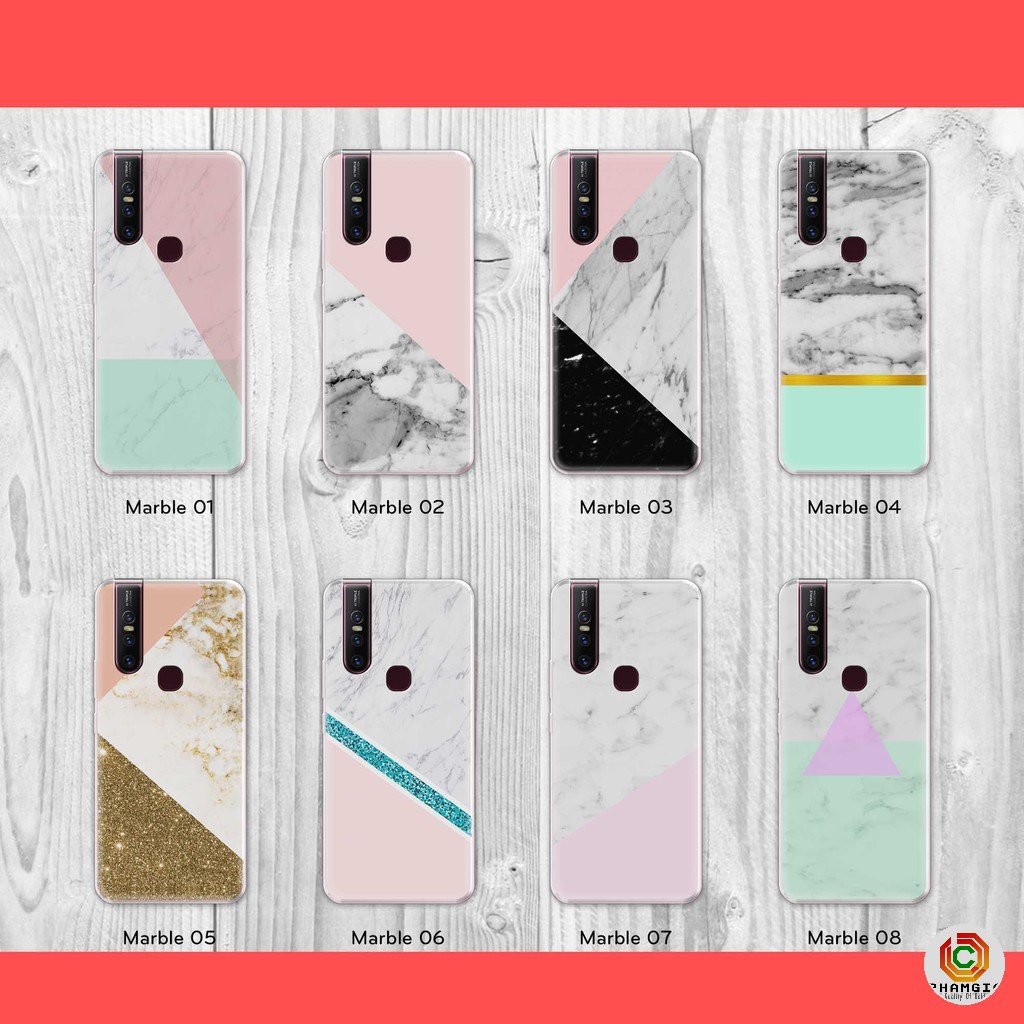 Ốp lưng Vivo V15 in hình theo yêu cầu lưng bóng