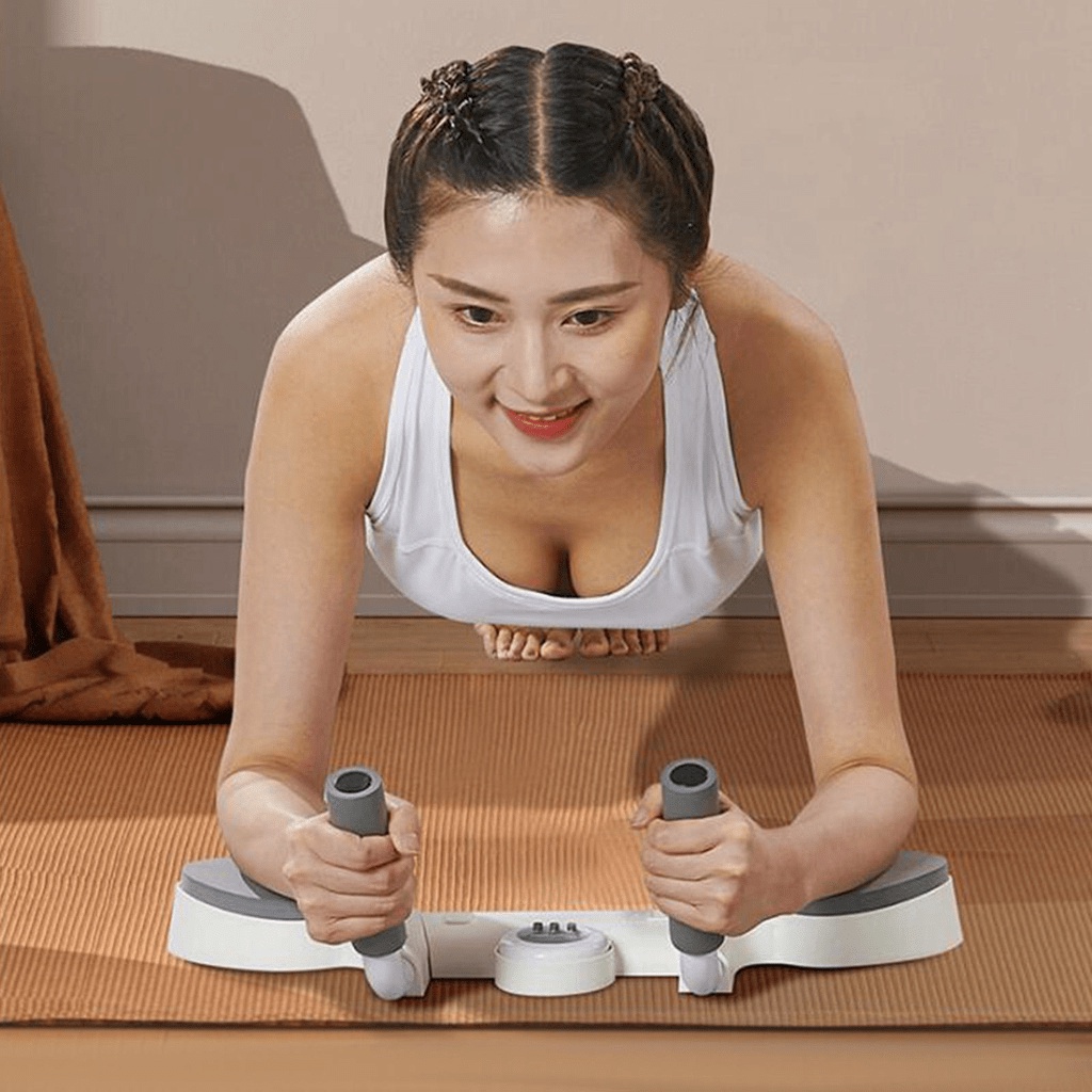▶️ Thiết bị tập cơ bụng có màn hình LCD Display Multi-Function Plank Trainer Foldable