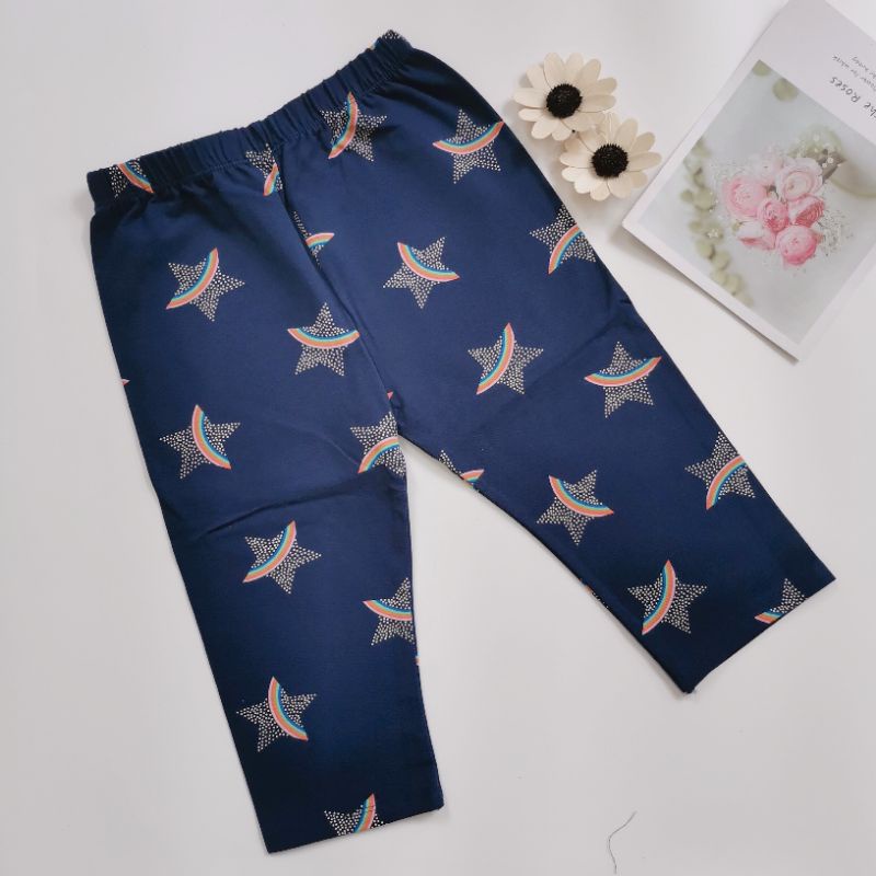 Quần legging lửng bé gái gapkid2 size đại 20-35kg chất vải dư đẹp co giãn