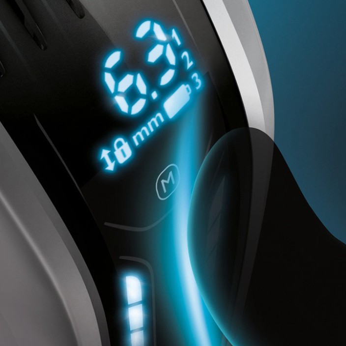 Sản Phẩm Tông đơ cắt tóc cao cấp thương hiệu Philips HC9450/15. Đầu cắt lưỡi Titanium, tích hợp nhiều cỡ dưỡng. Bảo hành