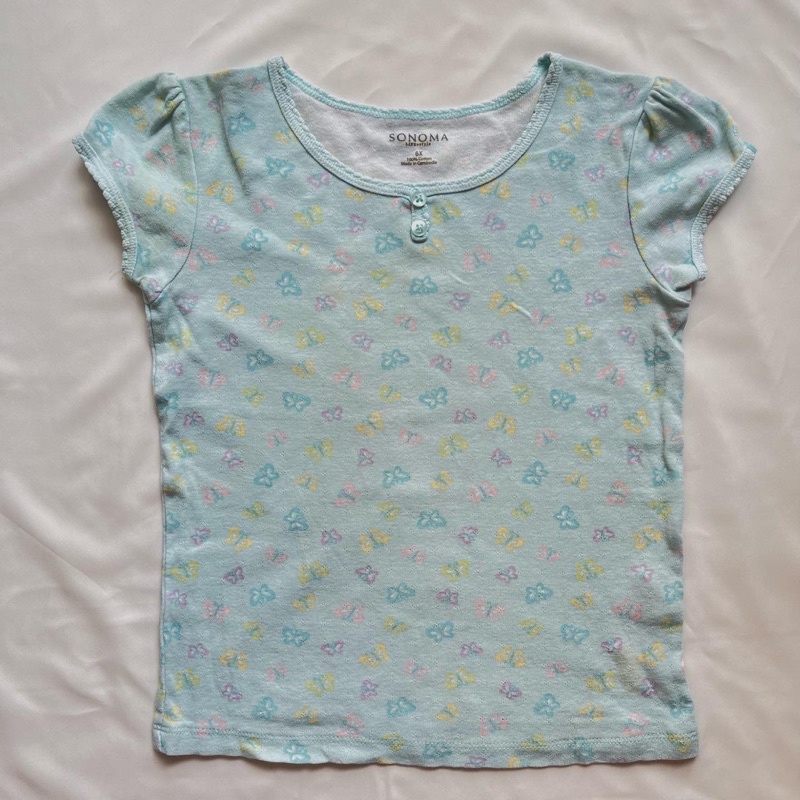 Y2k áo thun hoạ tiết hoa nhí  2hand