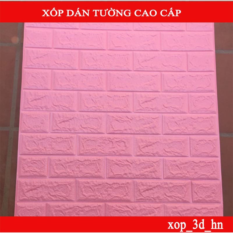 [Mã LIFEHLDEC giảm 10% đơn 99k] TẤM XỐP DÁN TƯỜNG 3D KHỔ 70x77 CM GIÁ RẺ LOẠI 3,8MM