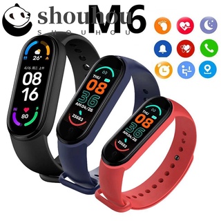 SHOUHOU Blood Pressure Sports Watch Fitness M6 Smart Bracelet Heart Rate New Bluetooth Watertight Electronic Wristband