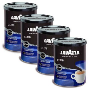 [HÀNG NHẬP KHẨU]  CÀ PHÊ LAVAZZA CLUB - CÀ PHÊ BỘT HƯƠNG CLUB  LON 250g | BigBuy360 - bigbuy360.vn
