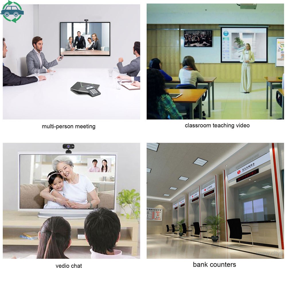 ydmtp Digital External Camera Built-in Microphone 720p High Definition Cameras for Online Class Video Conferencing