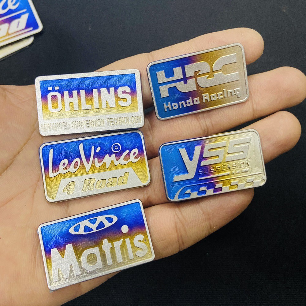 [TEM XE MÁY] TEM TITAN dán gấp xe côn, dè con xe tay ga siêu cá tính độc đáo