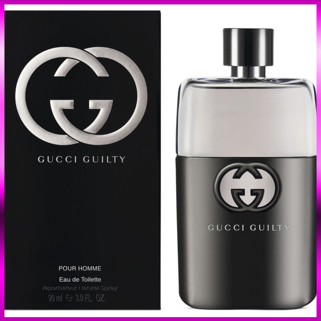 Nước hoa Gucci Guilty Pour Homme EDP 90ML, Nước hoa Gucci đen