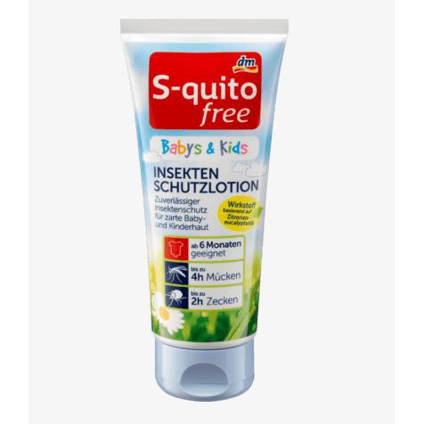 Xịt, Kem chống muỗi và côn trùng S-quito Free –  Squito Đức