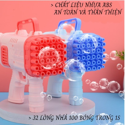 Súng Bắn bong bóng 32 lòng ,8 lòng ,đồ chơi bắn bong bóng vui nhộn