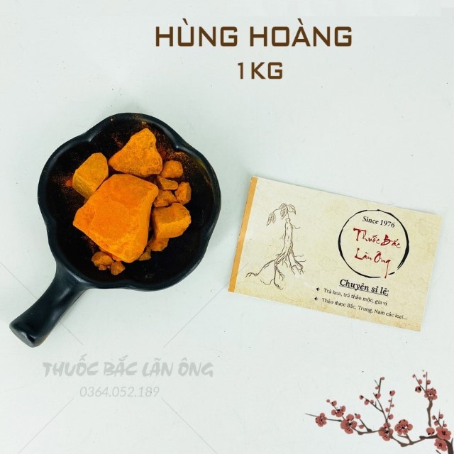 Đá hùng hoàng 1kg (Hồng hoàng, hàng loại 1)