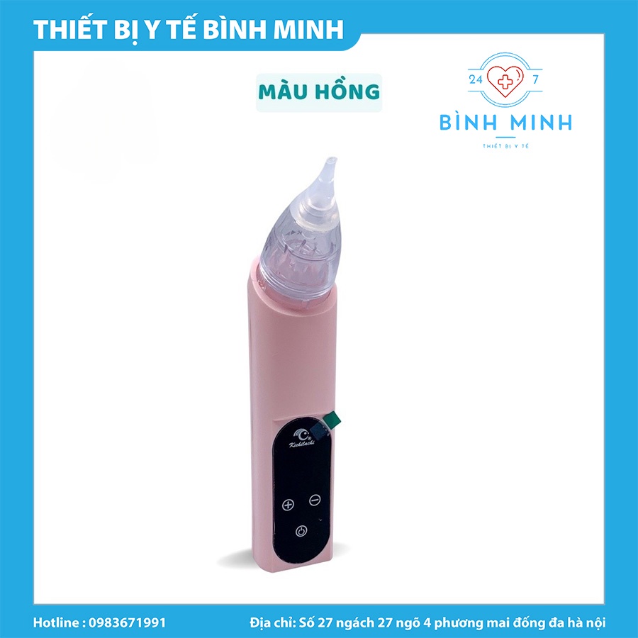 Máy hút mũi cho trẻ sơ sinh,máy hút mũi Kichilachi dành cho bé có màn hình cảm biến, bảo hành 6 tháng