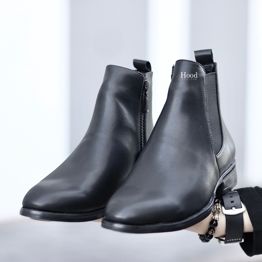 Giày Chelsea Boot Nam khóa chéo - Da bò cao cấp - Đế cao su đúc nguyên khối - Bảo hành 12 tháng #thehood | BigBuy360 - bigbuy360.vn