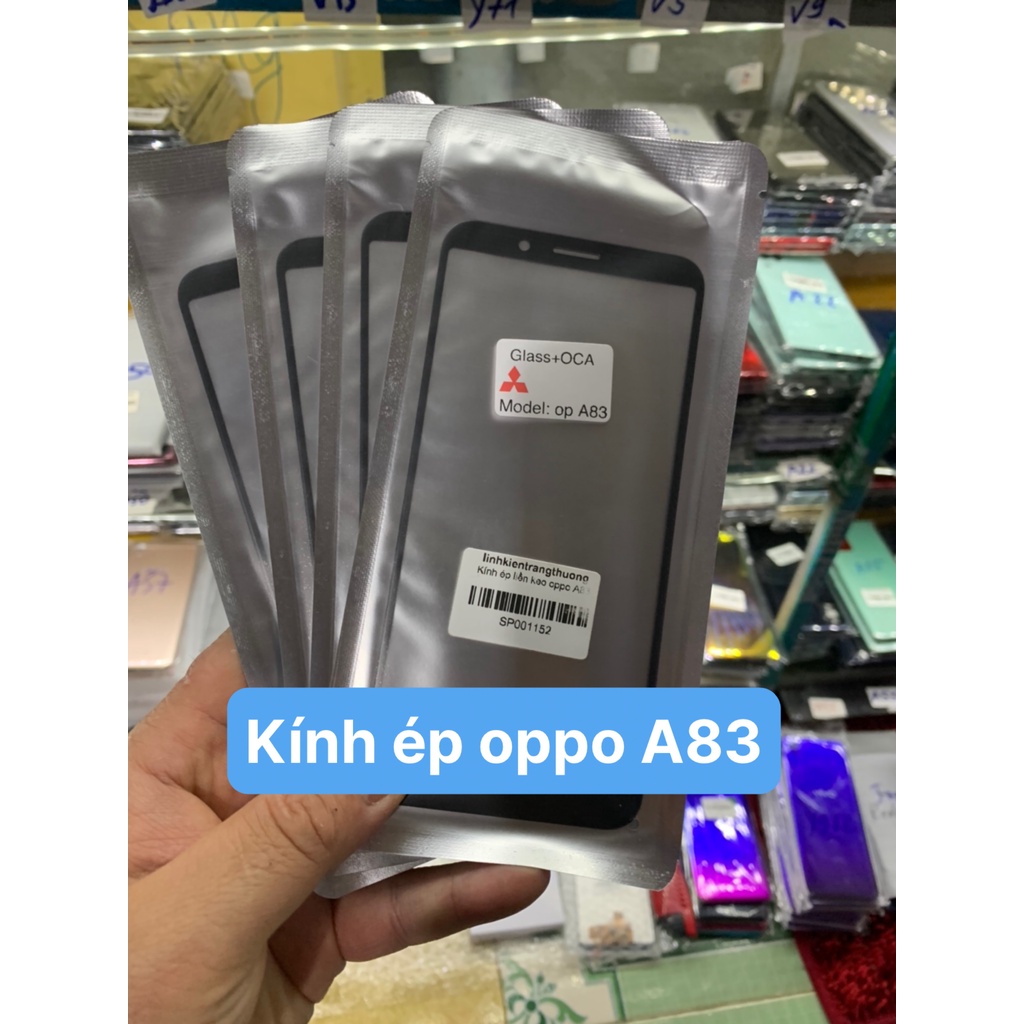 Kính ép liền keo oppo A83