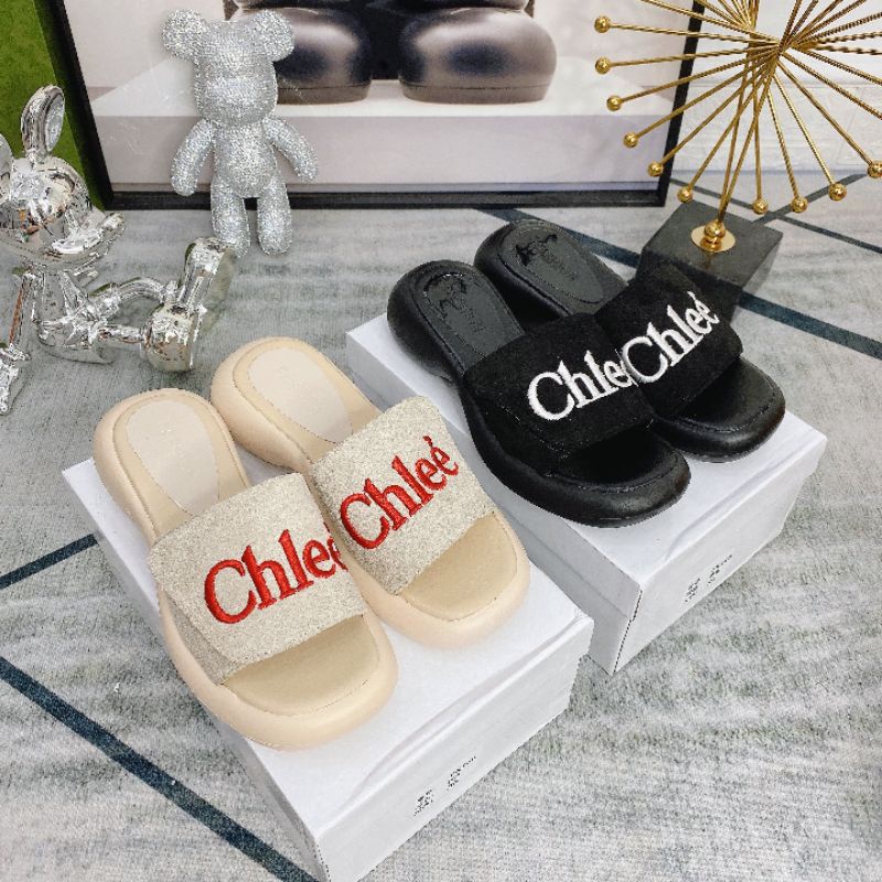 lo Dép Nữ 3p Quai Dán Chloe Mềm Êm Fullbox