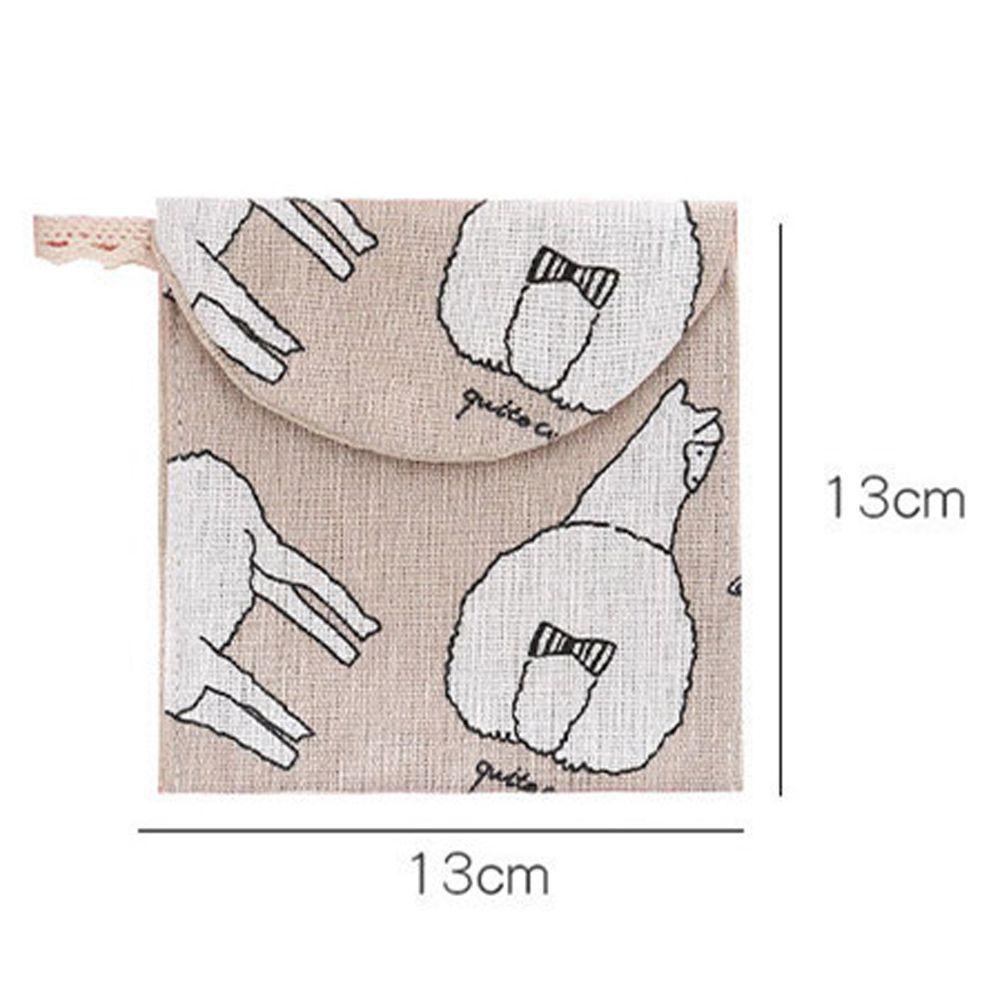 PINOU Túi Đựng Băng Vệ Sinh / Tiền Xu Chất Liệu Polyester Tiện Dụng
