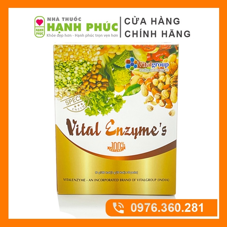 Vital Enzymes Chính Hãng Hàn Quốc 💓 FREE SHIP 💓 sản phẩm từ rau củ quả (Hộp 30 gói)