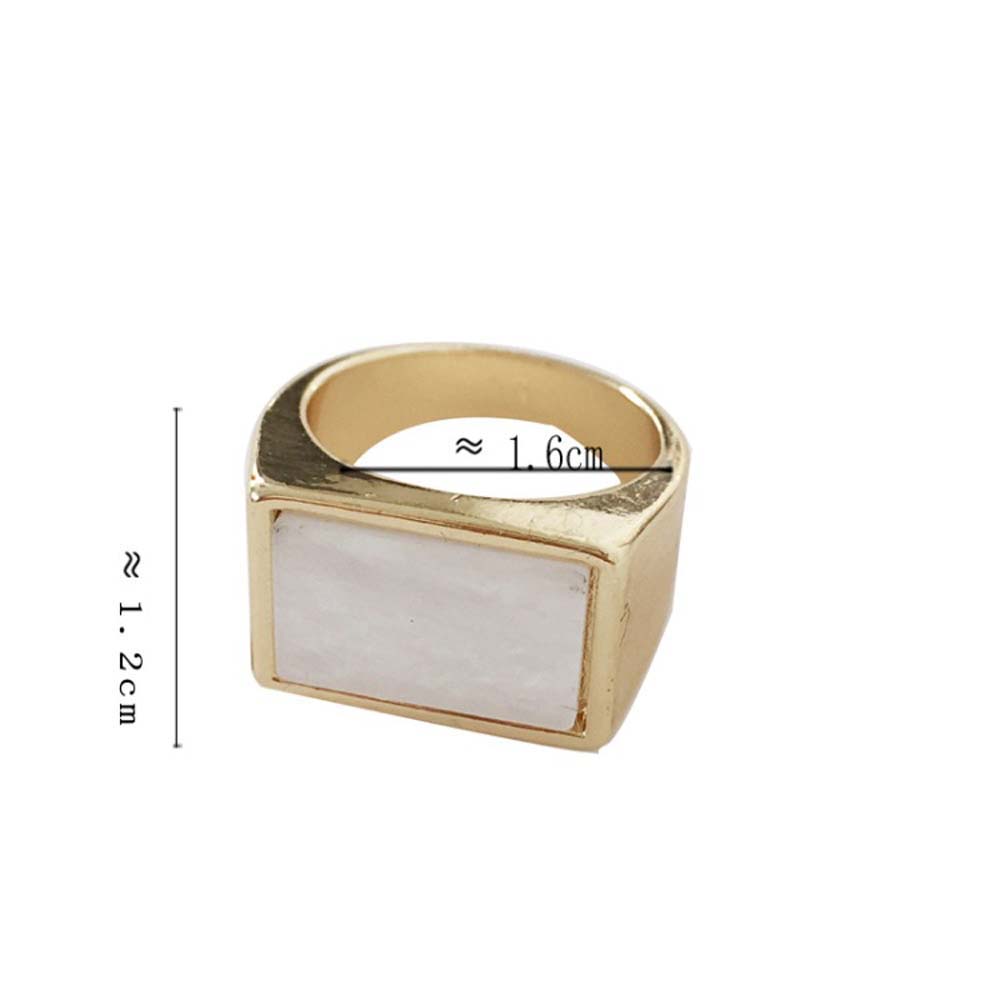 Nhẫn Đeo Tay Kim Loại Đính Đá Màu Thời Trang Cho Nữ