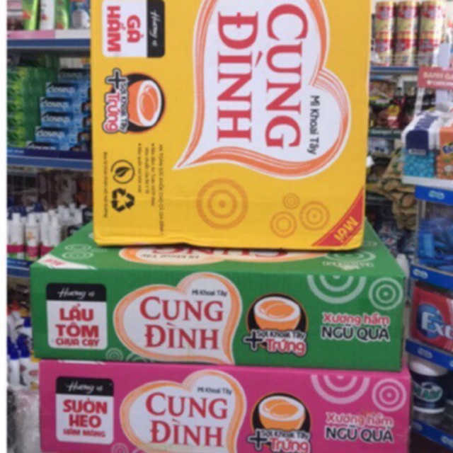 Thùng 30 Gói Mì Cung Đình Sợi Khoai Tây x 80g