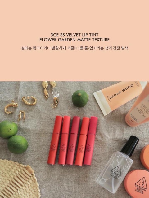 [FULL MÀU] SON 3CE VELVET LIP TINT | BigBuy360 - bigbuy360.vn