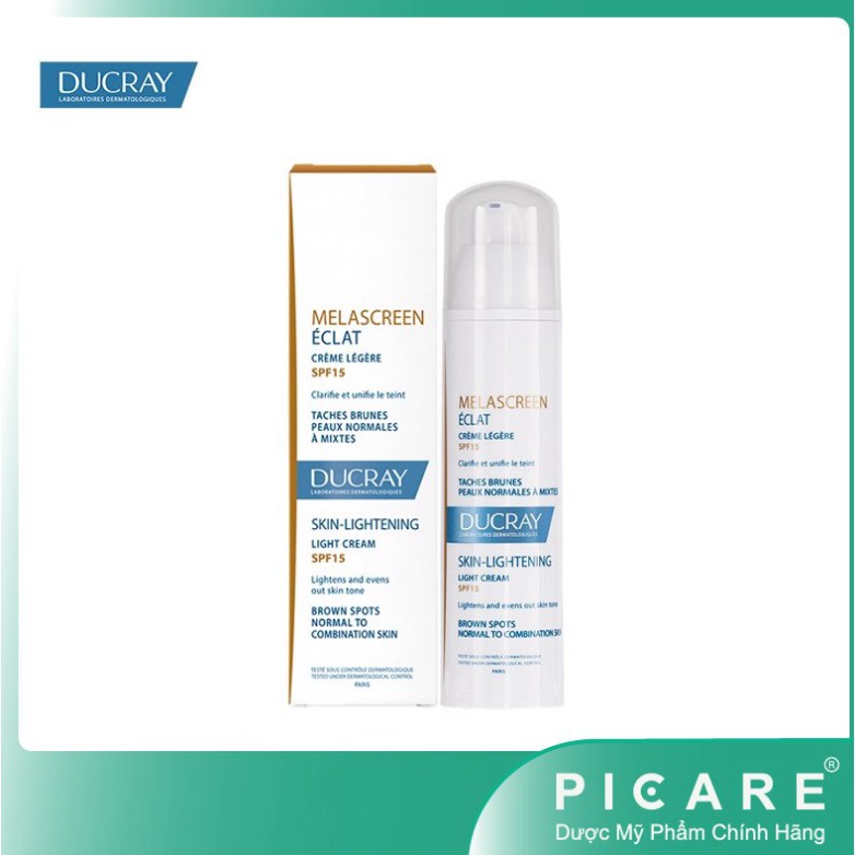 [CHÍNH HÃNG] Kem Dưỡng Sáng Da Ducray Melascreen Eclat Light Cream Skin Lightening SPF15 40ml