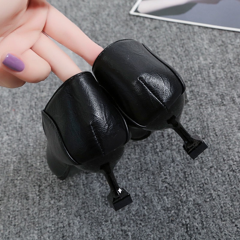 Giày Cao Gót 3cm / 5cm / 5cm Màu Đen Thời Trang Công Sở 2022 Cho Nữ