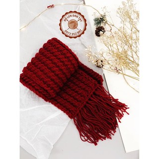 Khăn len đan tay, Khăn len handmade