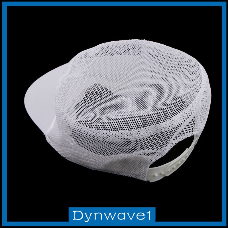 Mũ đồng phục đầu bếp phối lưới thoáng khí cho nam và nữ