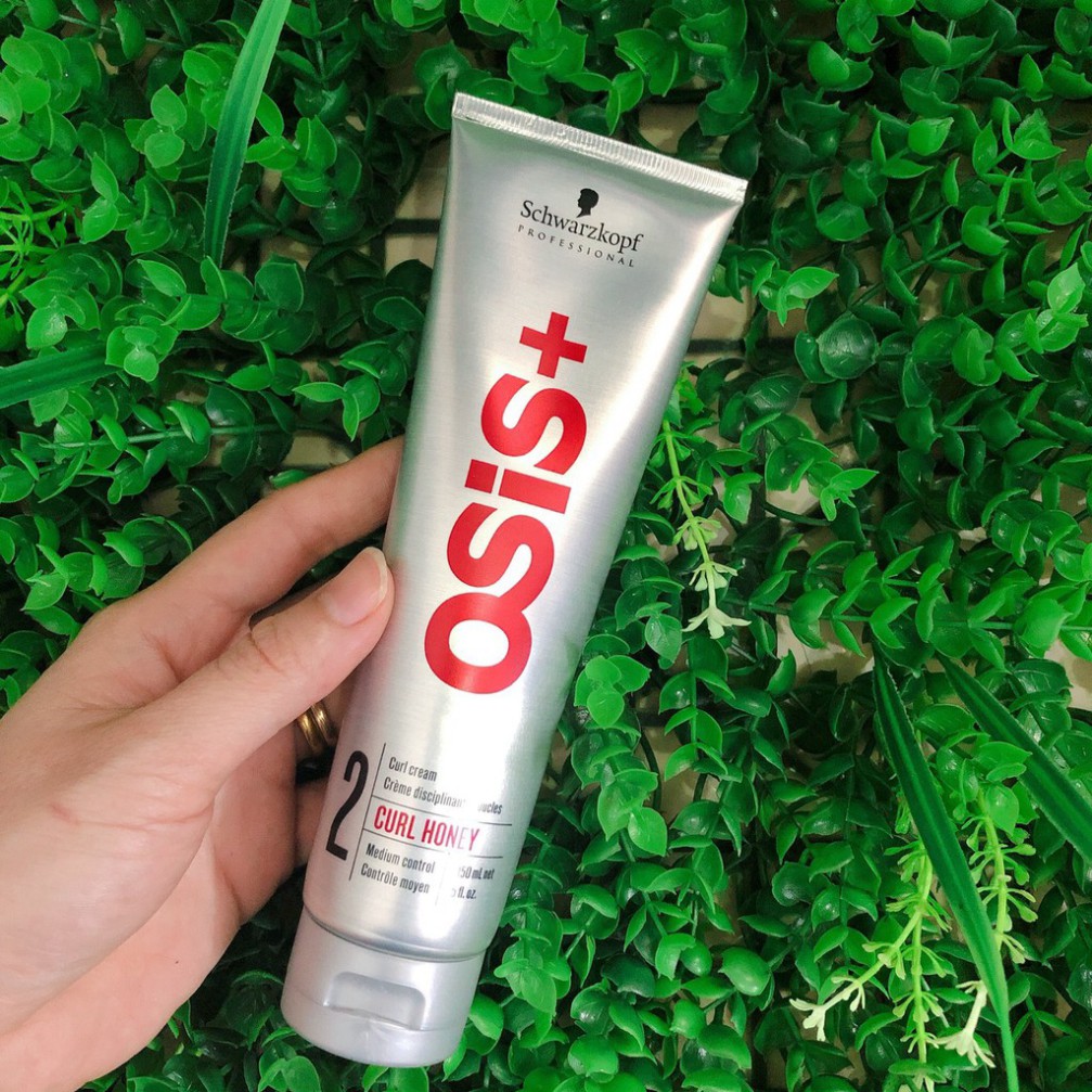 [G01] [Chính hãng] [Siêu rẻ] Kem tạo lọn sóng xoăn giữ nếp tóc Schwarzkopf Osis+ 2 Curl Honey Cream 150ml S007