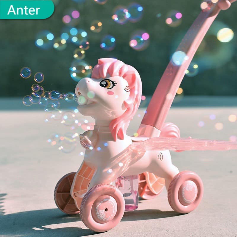 ĐỒ CHƠI XE ĐẨY PHÁT NHẠC, CÓ ĐÈN HÌNH NGỰA PONY SIÊU ĐẸP