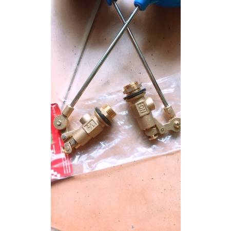 Phao cơ ĐỒNG, INOX  ren 21- ren 27 tự động ngắt nước, chống tràn téc nước