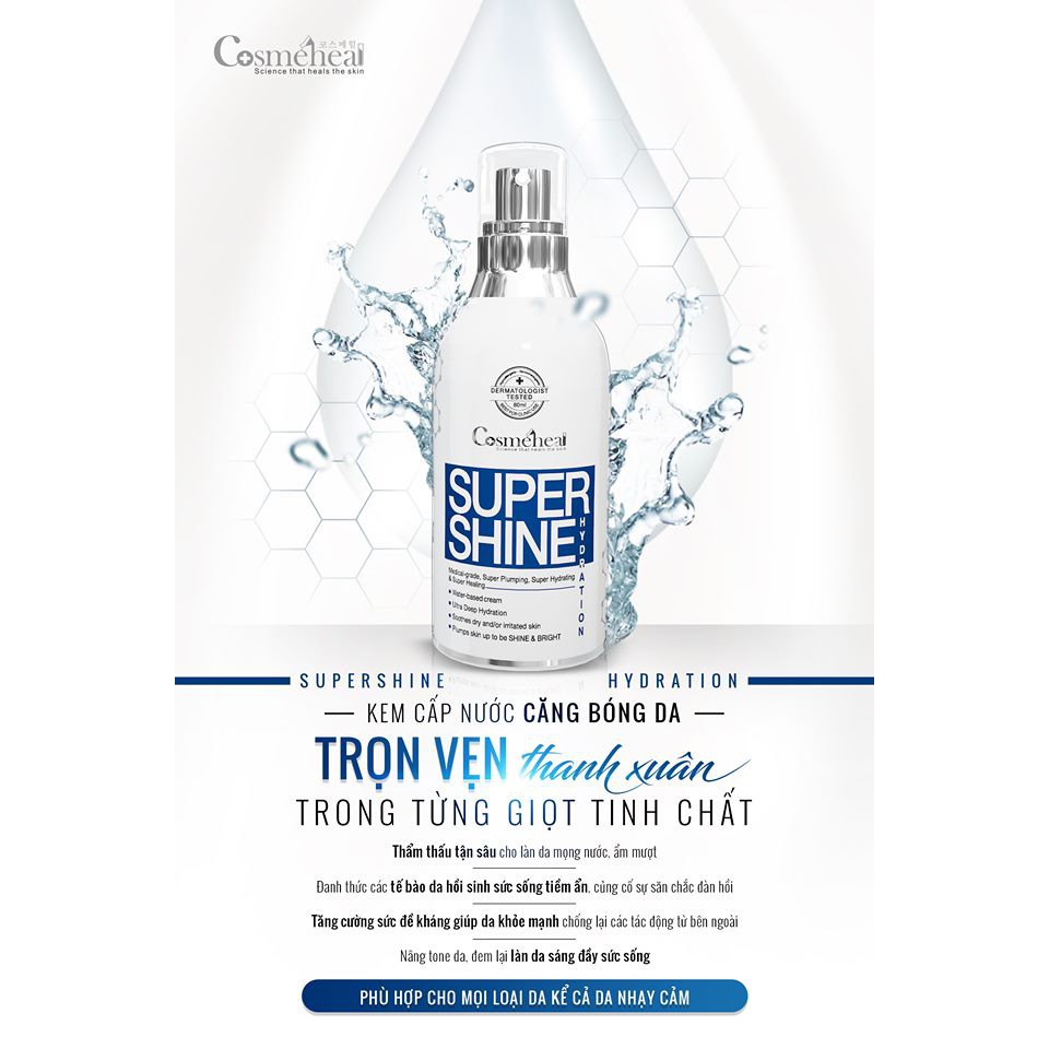 Kem Cấp ẩm AQUA Hydration Cosmeheal SuperShine (50ml)