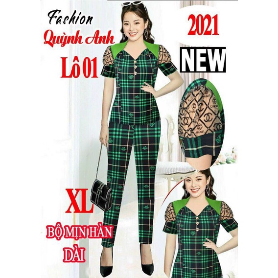 BỘ QUỲNH ANH COTTON MỊN HÀN