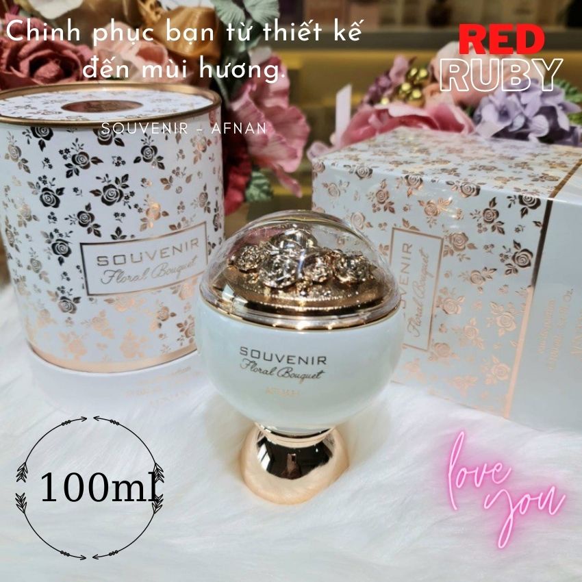 [Chiết 10ml]Nước Hoa Dubai Nội Địa AFNAN Souvenir Floral Bouquet  chinh phục phái đẹp từ thiết kế tới mùi hương | BigBuy360 - bigbuy360.vn