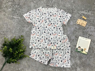 Bộ cotton bé trai bé gái