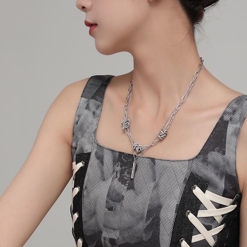 Dây chuyền phong cách hip hop đường phố retro